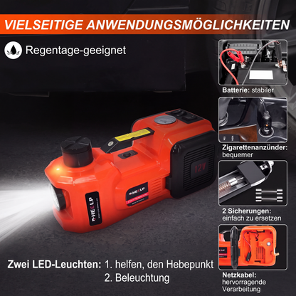 📢📢50% RABATT !!⏰🚗Unentbehrliche Werkzeuge für die Autoreparatur🛠️ - 12V elektrischer hydraulischer Wagenheber für Pkw