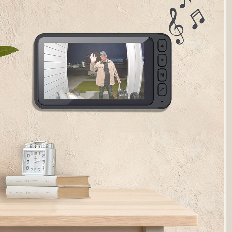 📢📢40% RABATT !!⏰Video-Türklingel mit Monitor & Kamera (Kabellos)