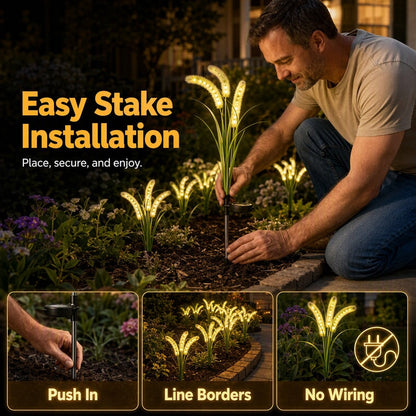 🔥Solange der Vorrat reicht 40 % Rabatt!🎉Dekorative Solar-Fuchsschwanzgras-Gartenleuchten