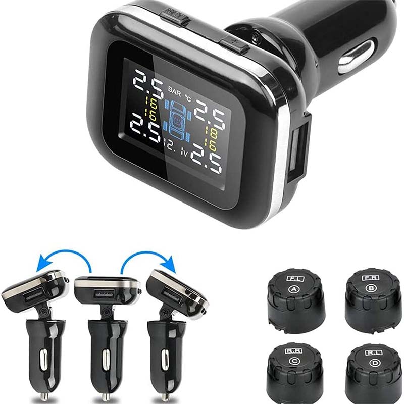 🚗 50% RABATT! ⚙️ Kabelloses RDKS – Echtzeit‑Reifendruckkontrolle für Autos ✨