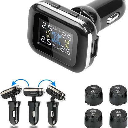 🚗 50% RABATT! ⚙️ Kabelloses RDKS – Echtzeit‑Reifendruckkontrolle für Autos ✨