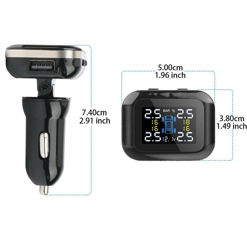 🚗 50% RABATT! ⚙️ Kabelloses RDKS – Echtzeit‑Reifendruckkontrolle für Autos ✨