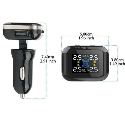 🚗 50% RABATT! ⚙️ Kabelloses RDKS – Echtzeit‑Reifendruckkontrolle für Autos ✨