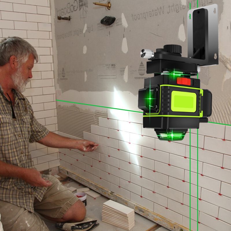 📢📢50% RABATT !!⏰Selbstnivellierendes 16-Linien-Laser-Nivelliergerät mit grünem Licht