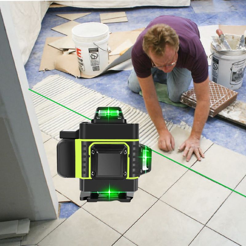 📢📢50% RABATT !!⏰Selbstnivellierendes 16-Linien-Laser-Nivelliergerät mit grünem Licht