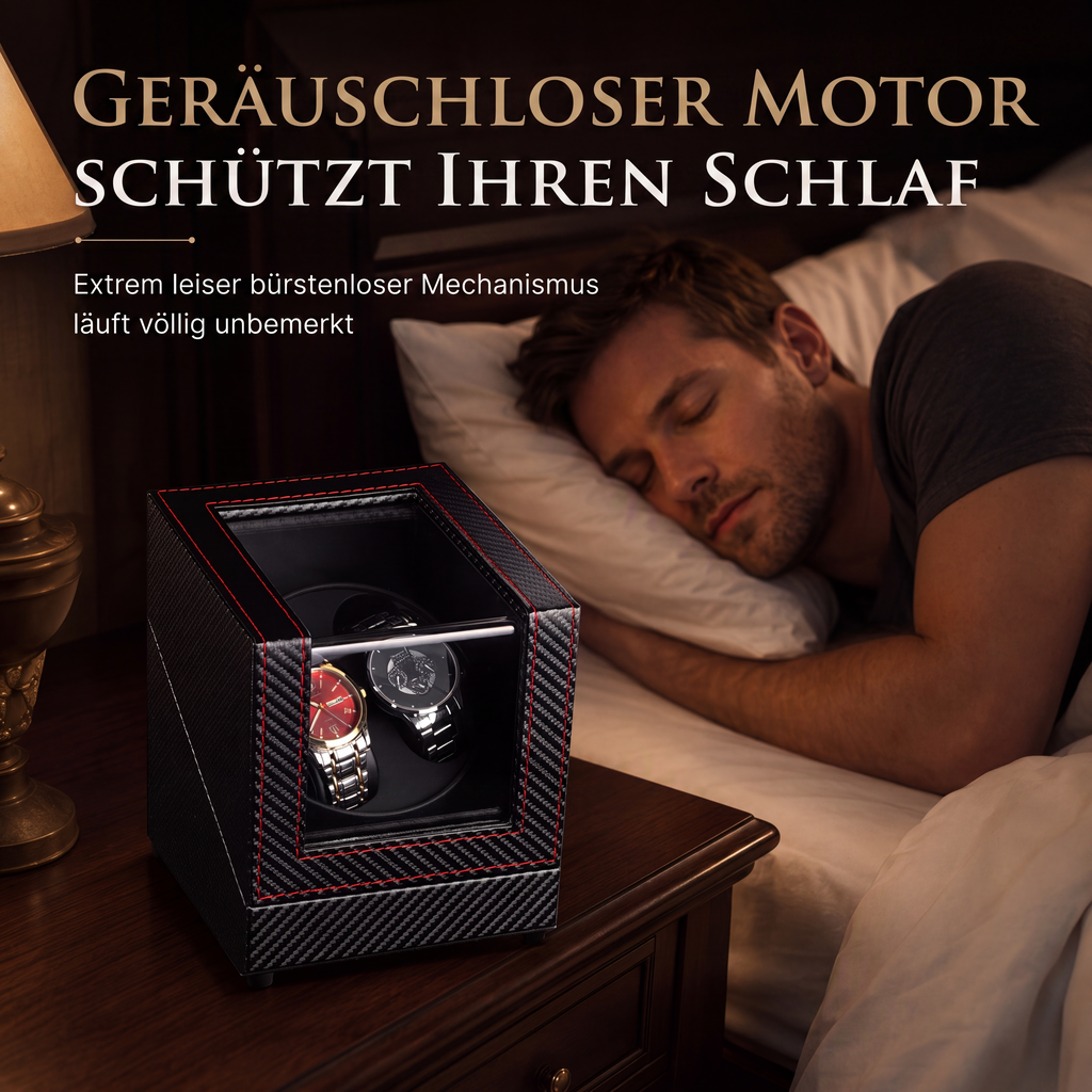 ⌚ 50% RABATT! 🔄 Automatische Uhrenbewegerbox – Drehbar, für mechanische Uhren & praktisch ✨