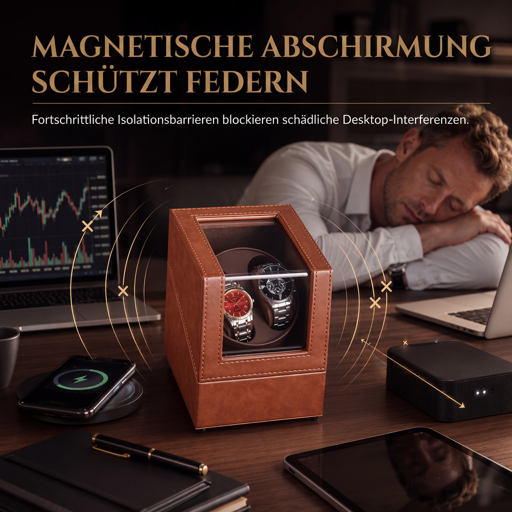 ⌚ 50% RABATT! 🔄 Automatische Uhrenbewegerbox – Drehbar, für mechanische Uhren & praktisch ✨
