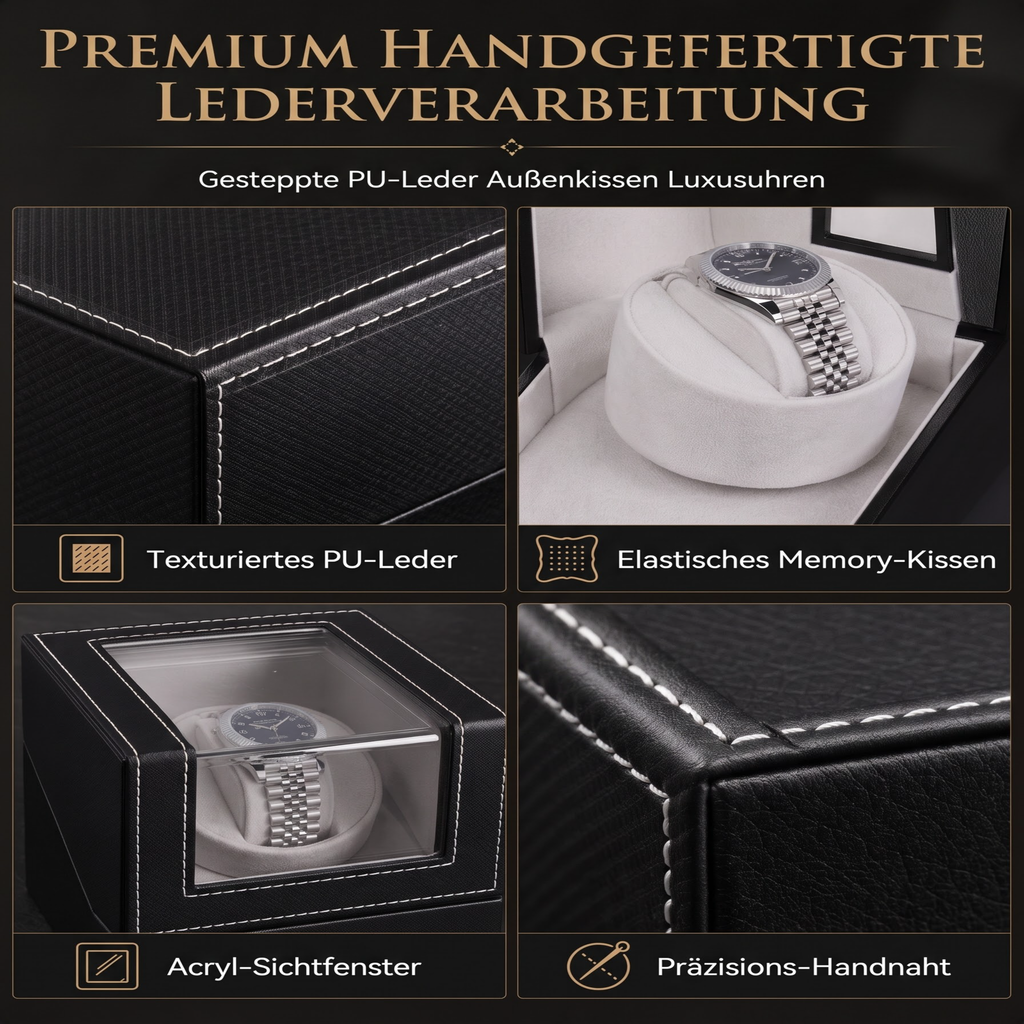 ⌚ 50% RABATT! 🔄 Automatische Uhrenbewegerbox – Drehbar, für mechanische Uhren & praktisch ✨
