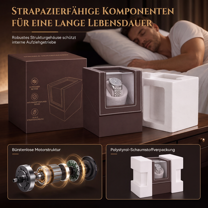 ⌚ 50% RABATT! 🔄 Automatische Uhrenbewegerbox – Drehbar, für mechanische Uhren & praktisch ✨