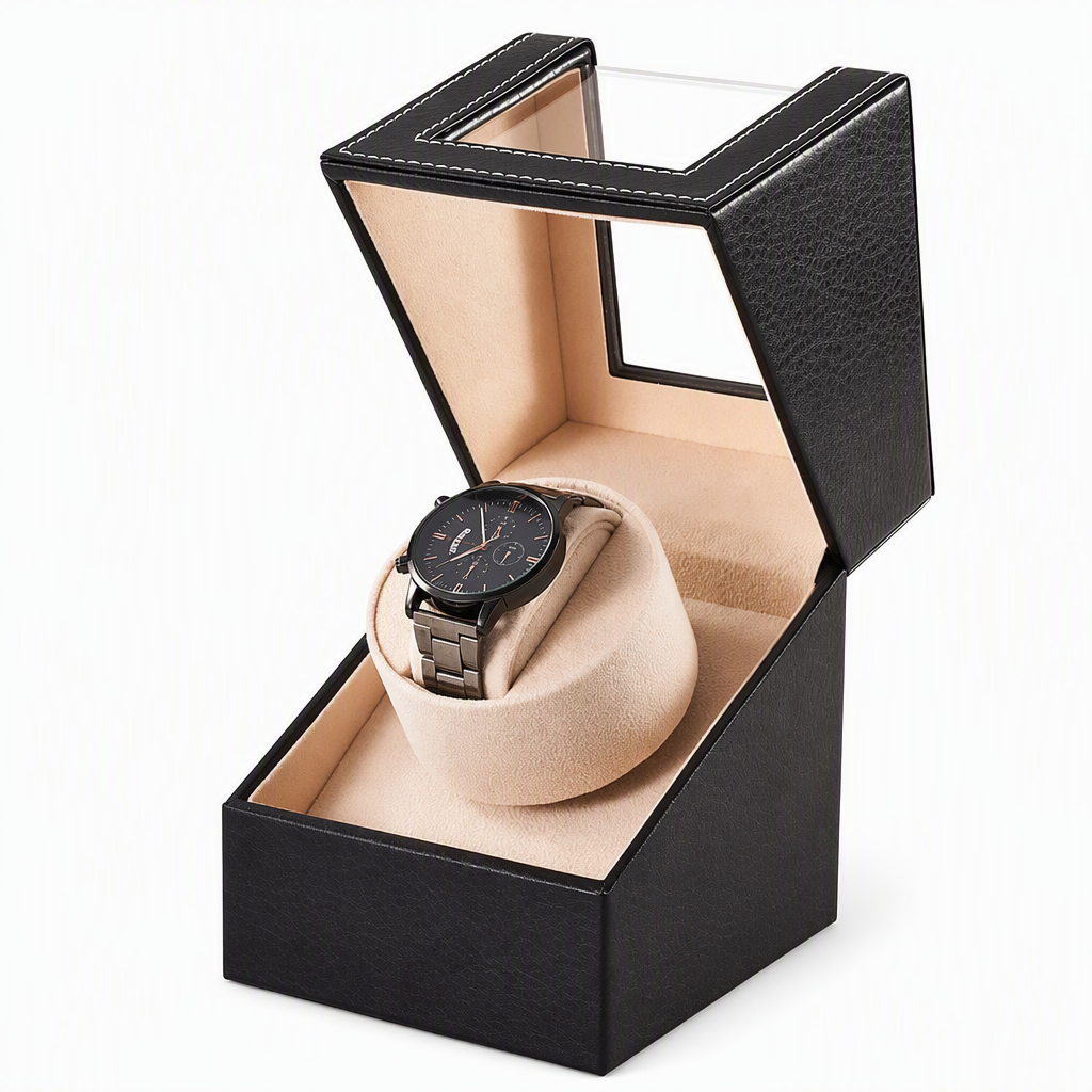 ⌚ 50% RABATT! 🔄 Automatische Uhrenbewegerbox – Drehbar, für mechanische Uhren & praktisch ✨