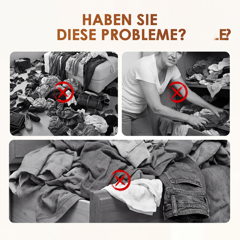 Stapelbarer Kleiderschrank-Organizer mit Schublade