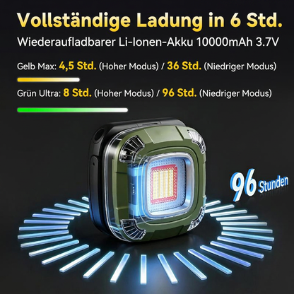📢📢50% RABATT !!⏰Tragbares multifunktionales LED-Notlicht