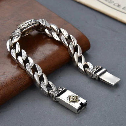 📿 50% RABATT! ✨ Rotierendes Vintage-Vajra-Armband für Herren – Sanft rotierendes Mittelstück, galvanisiertes Kupfer-Finish & Vintage-inspirierte Textur – Mutiges Statement-Style 💪