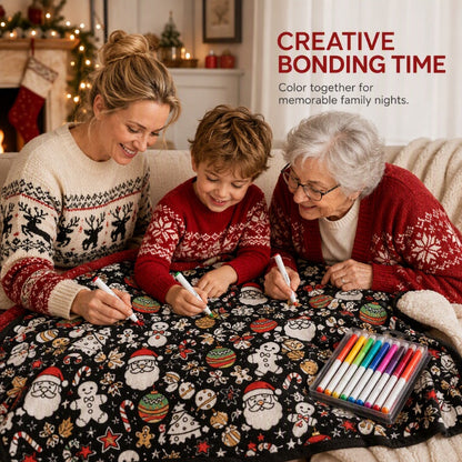 🎅 Frühes Weihnachtsangebot – 50 % Rabatt 🎄🎨 Familien-DIY-Ausmaldecke für alle Altersgruppen 🎁 Das perfekte Geschenk für Familie und Freunde
