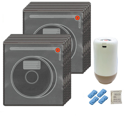 🎯 50% RABATT! ✨ Vakuum-Aufbewahrungsbeutel-Set für 3D-Drucker-Filament – Feuchtigkeitsschutz, Doppel-Reißverschluss & Lichtschutz – Hält Filament trocken & druckbereit 🧵