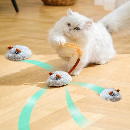 🐱50 % RABATT✨ Intelligente elektrische Spielzeugmaus für Katzen, beweglich, weckt den Jagdtrieb Ihrer Katze