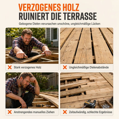 📢📢40% RABATT !!⏰Mehrwinkel-Dielenglätter und Holzplatten-Einsteller, Bodenverlegewerkzeug für die Holzbearbeitung