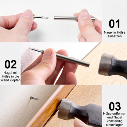 📢📢50% RABATT !!⏰Hardware-Nägel aus Kohlenstoffstahl für nahtlose Installation