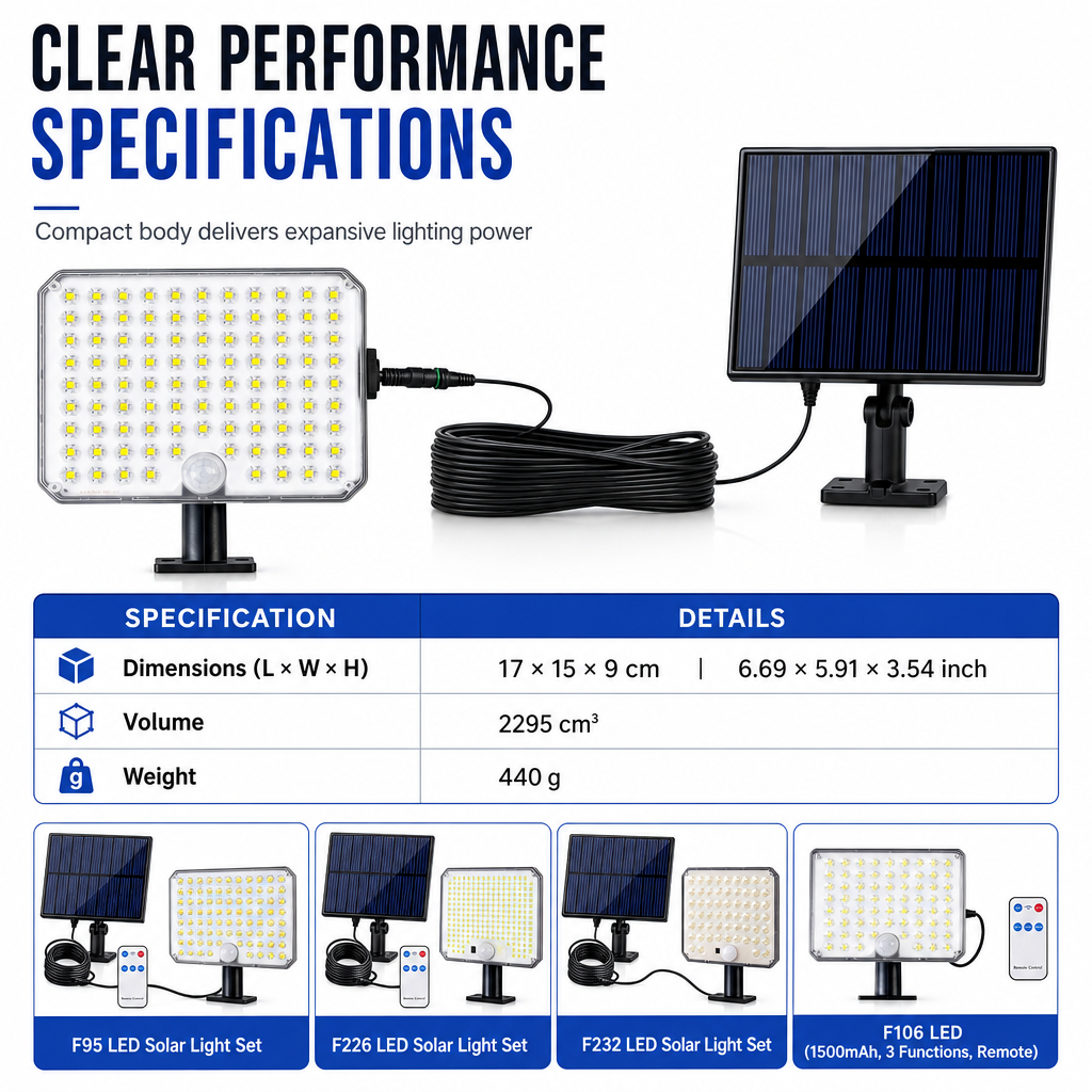 ☀️ 50% RABATT! 💡 Solar-Wandleuchte – Bewegungssensor, Fernbedienung & 3 Modi ✨