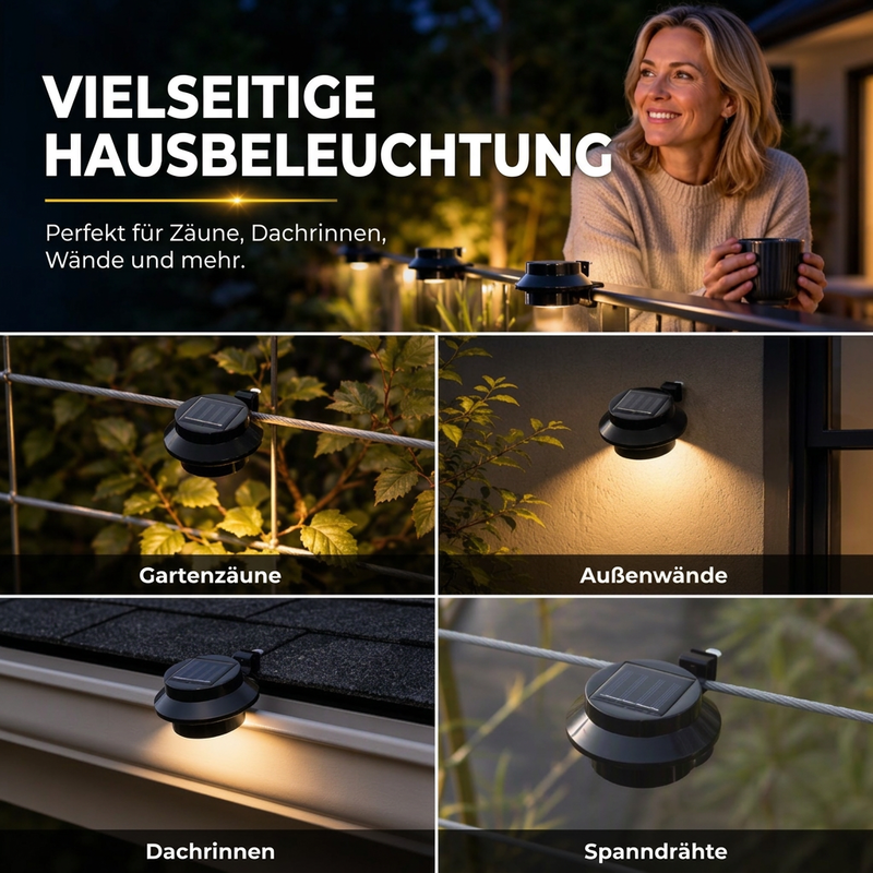 ☀️✨ Solarleuchten für Außen – stromsparend, langlebig und die ganze Nacht für stimmungsvolle Beleuchtung 🌙🏡