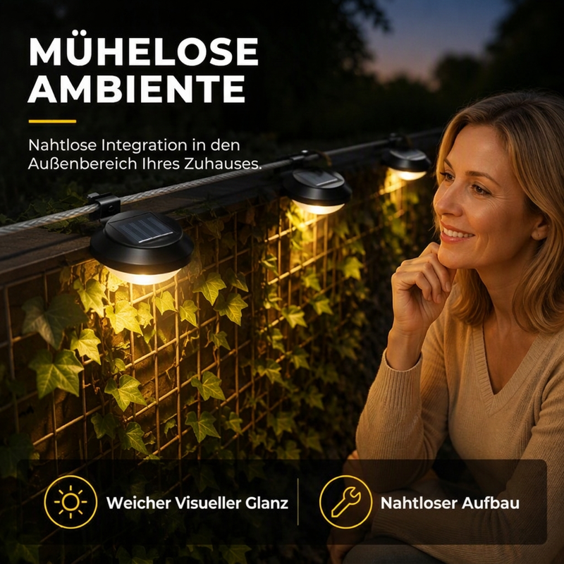 ☀️✨ Solarleuchten für Außen – stromsparend, langlebig und die ganze Nacht für stimmungsvolle Beleuchtung 🌙🏡