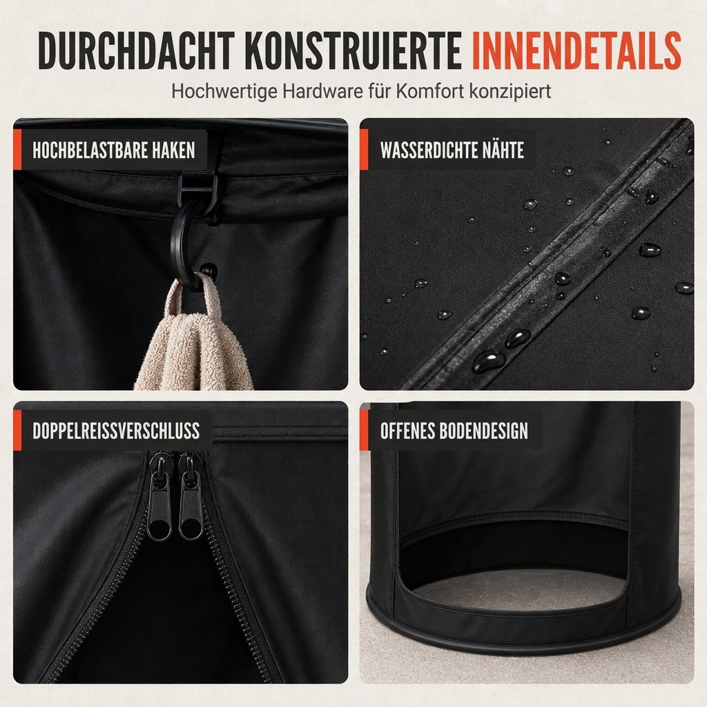 📢📢40% RABATT !!⏰Tragbares Duschzelt für die Fahrzeugheckseite – Schneller Aufbau & Privatsphäre beim Camping ✨