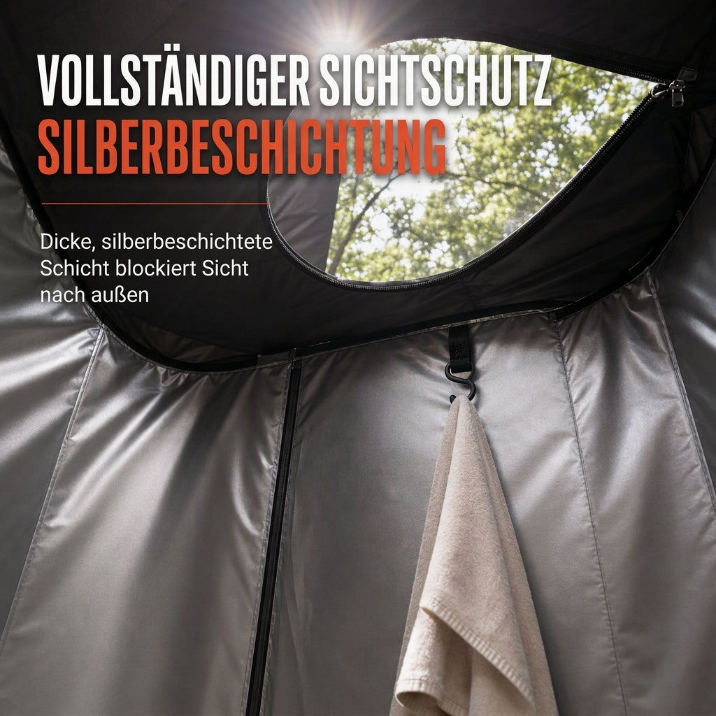 📢📢40% RABATT !!⏰Tragbares Duschzelt für die Fahrzeugheckseite – Schneller Aufbau & Privatsphäre beim Camping ✨
