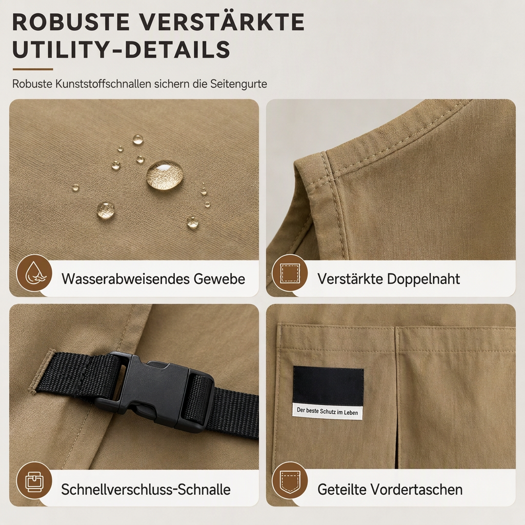 ⏳ Zeitlich begrenzter Rabatt von 50 % 💥 Wasserdichte und ölabweisende Schürze mit Westenschnitt für die Küche: atmungsaktive, ärmellose Arbeitskleidung für die Gastronomie und den Lebensmittelservice