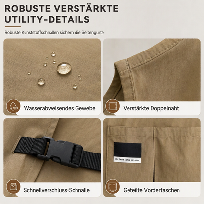 ⏳ Zeitlich begrenzter Rabatt von 50 % 💥 Wasserdichte und ölabweisende Schürze mit Westenschnitt für die Küche: atmungsaktive, ärmellose Arbeitskleidung für die Gastronomie und den Lebensmittelservice
