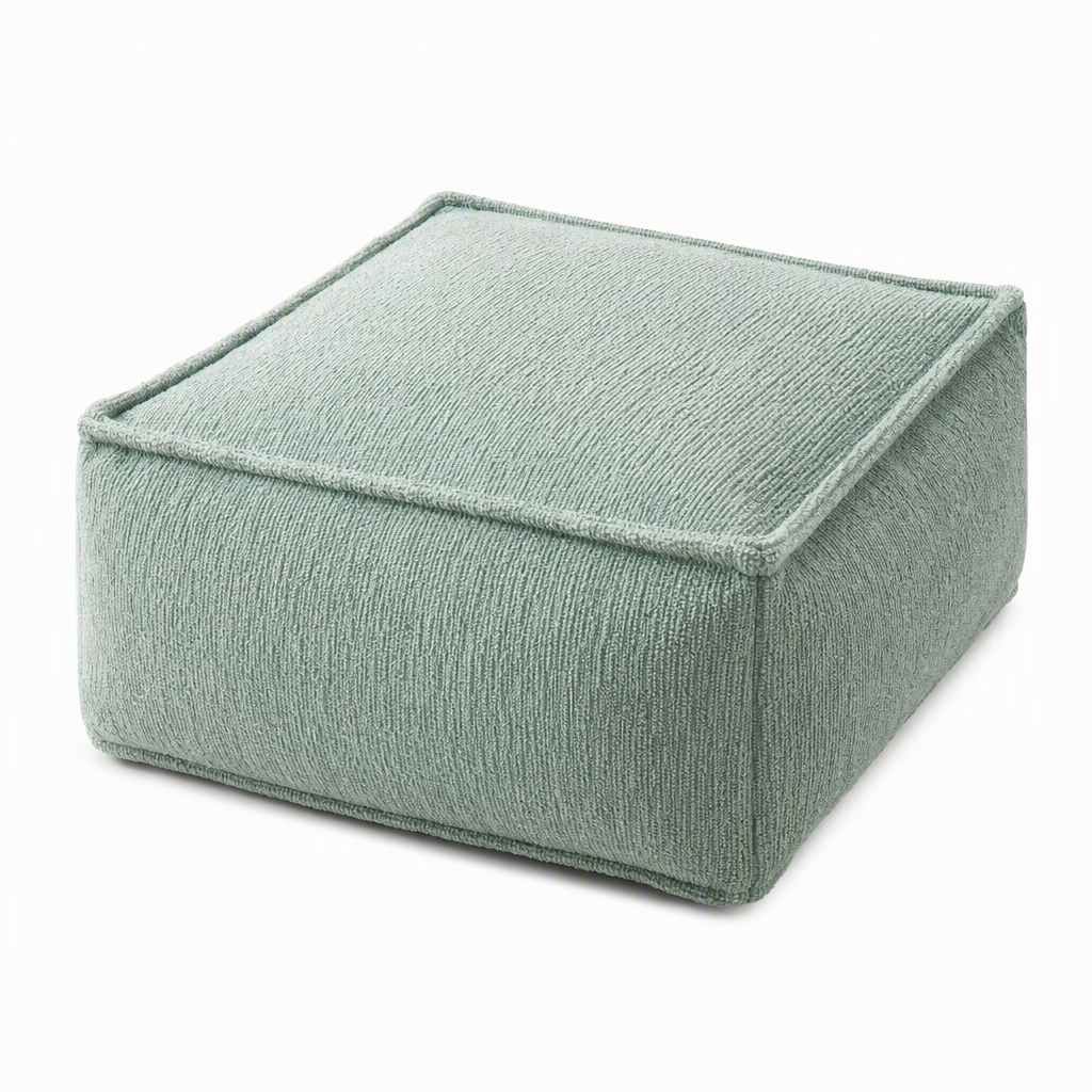 📢 50% RABATT! 🧺 Aufbewahrungs-Pouf-Hülle – Großer Reißverschluss, waschbar & 45x45x23cm ✨