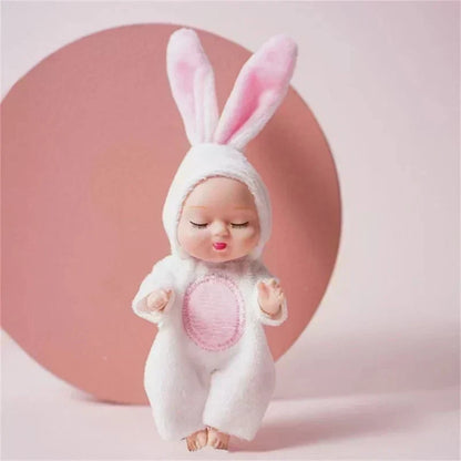 🎁 JETZT 50% RABATT! Mini Reborn-Puppen Set – lebensechte, realistische Winz-Puppen mit niedlichen Tier-Bademantel-Outfits, perfekte Geschenkbox für Kinder