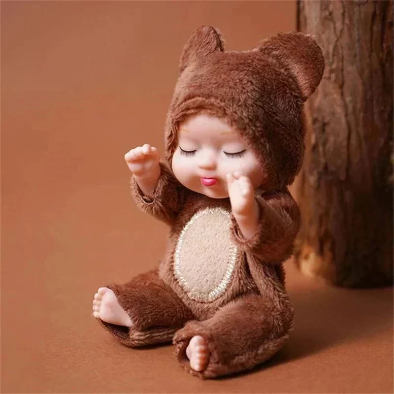 🎁 JETZT 50% RABATT! Mini Reborn-Puppen Set – lebensechte, realistische Winz-Puppen mit niedlichen Tier-Bademantel-Outfits, perfekte Geschenkbox für Kinder