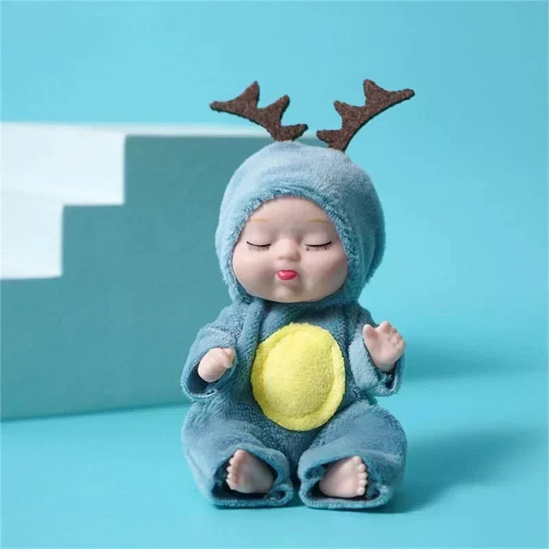 🎁 JETZT 50% RABATT! Mini Reborn-Puppen Set – lebensechte, realistische Winz-Puppen mit niedlichen Tier-Bademantel-Outfits, perfekte Geschenkbox für Kinder