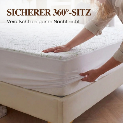 🛏️ 50% Rabatt! 🌐 Wasserundurchlässiger Matratzenschutz aus Bambusfaser – Atmungsaktiv, Milbenresistentes TPU – 360° Spannbetttuch für ruhige Nächte 💤