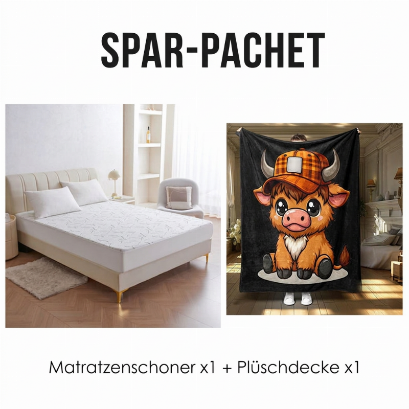🛏️ 50% Rabatt! 🌐 Wasserundurchlässiger Matratzenschutz aus Bambusfaser – Atmungsaktiv, Milbenresistentes TPU – 360° Spannbetttuch für ruhige Nächte 💤