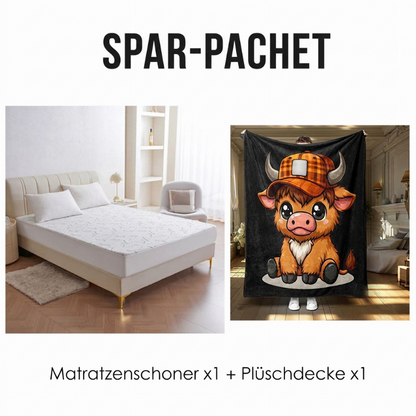 🛏️ 50% Rabatt! 🌐 Wasserundurchlässiger Matratzenschutz aus Bambusfaser – Atmungsaktiv, Milbenresistentes TPU – 360° Spannbetttuch für ruhige Nächte 💤