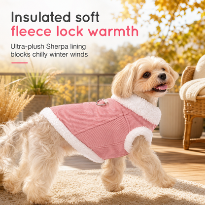Warme Lammfleece-Haustierweste Herbst Winter Verdickte Fleece-Gefütterte Hundekleidung für Katzen und Hunde