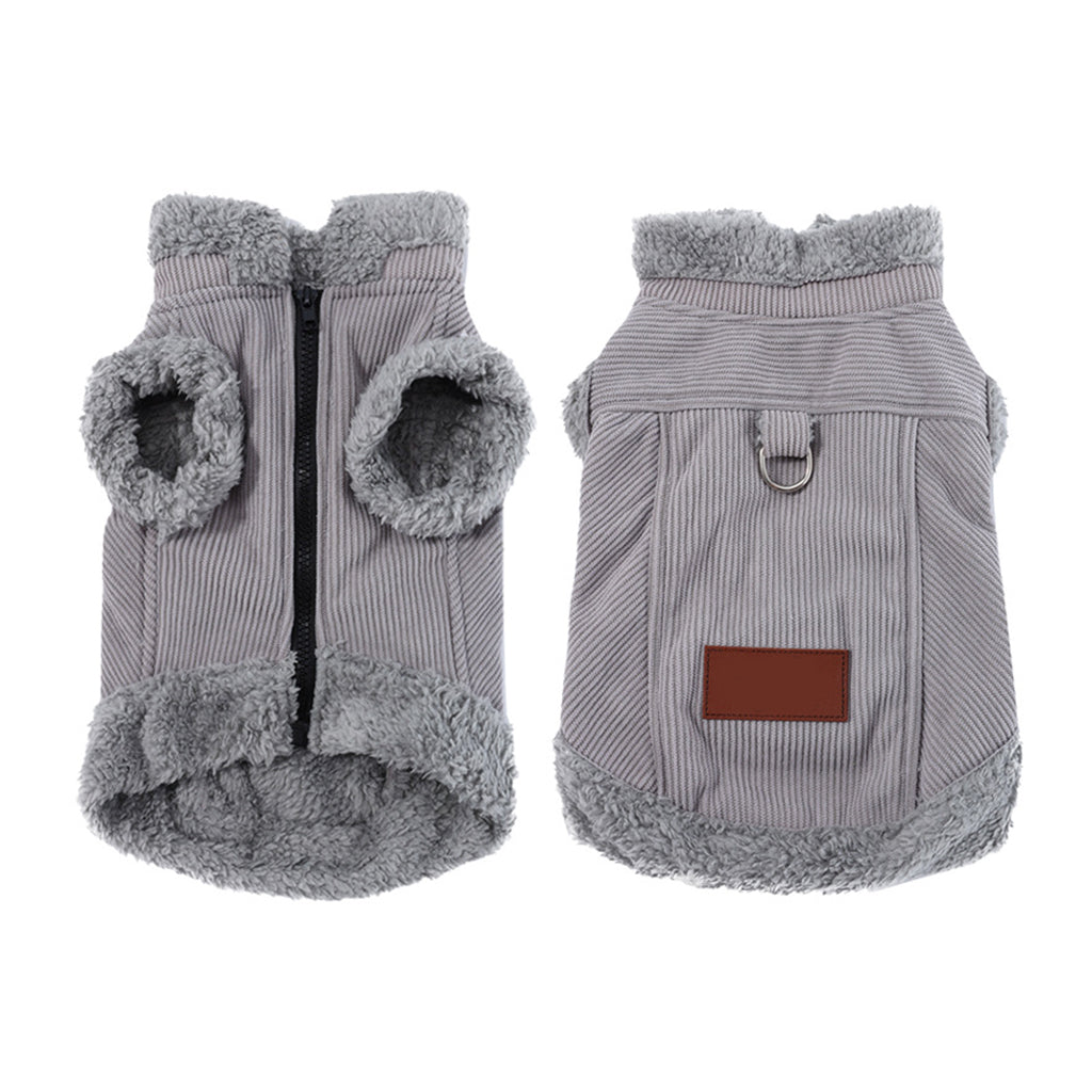 Warme Lammfleece-Haustierweste Herbst Winter Verdickte Fleece-Gefütterte Hundekleidung für Katzen und Hunde