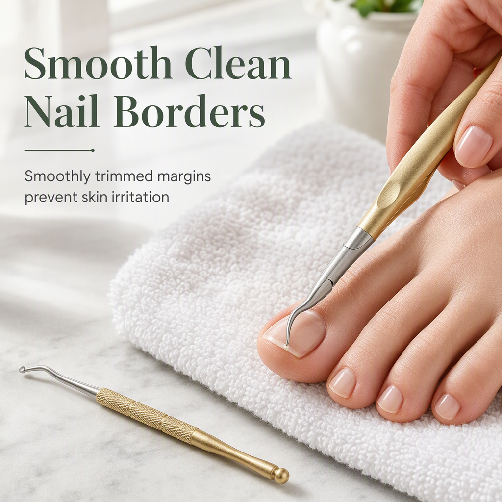 ✂️ Edelstahl-Nagelzange für eingewachsene Nägel & Nagelhaut – Maniküre-Set mit Hautzange & Nagelknipser