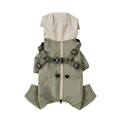 Warmer wattierter Hunde-Wintermantel Wasserdicht Winddicht Outdoor Haustier für Herbst und Winter