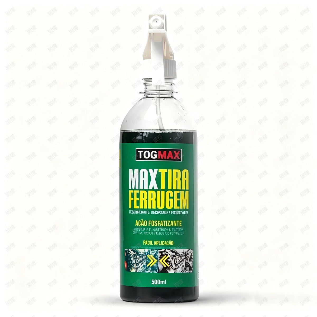 3-in-1 Rostentferner und Phosphatierungsmittel für Metallteile 500ml mit Sprühdüse zur Fett- und Rostentfernung und Bildung eines rostschützenden Schutzfilms