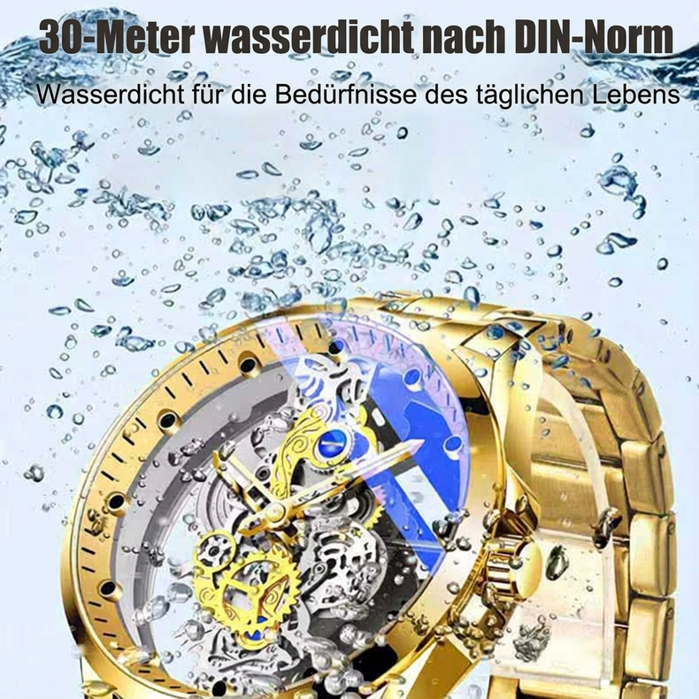 ⌚ FÜR KURZE ZEIT 50% RABATT! ⚡ Zweiseitige Skelettuhr – Nicht-mechanisches Tourbillon, leuchtstark, 30 m wasserdicht ✨