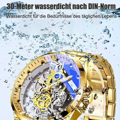 ⌚ FÜR KURZE ZEIT 50% RABATT! ⚡ Zweiseitige Skelettuhr – Nicht-mechanisches Tourbillon, leuchtstark, 30 m wasserdicht ✨