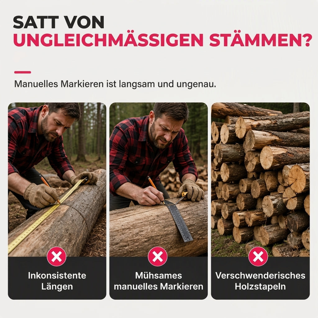 📢📢50% RABATT !!⏰Kettensägen-Anriss- und Ausrichtungswerkzeug für Holzschnitt