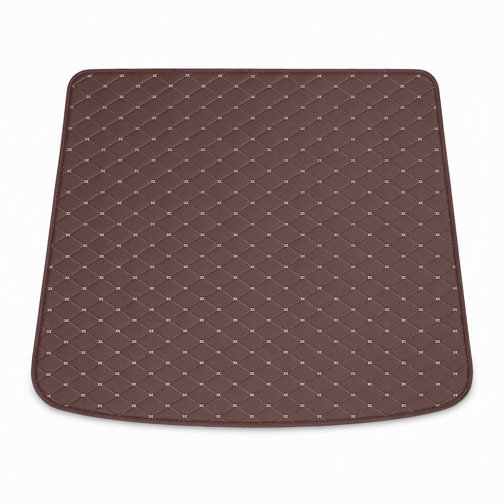 Universelle Kofferraummatte aus PVC-Leder für Limousinen und SUVs – Leicht zu reinigen (100 x 70 cm)