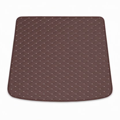 Universelle Kofferraummatte aus PVC-Leder für Limousinen und SUVs – Leicht zu reinigen (100 x 70 cm)