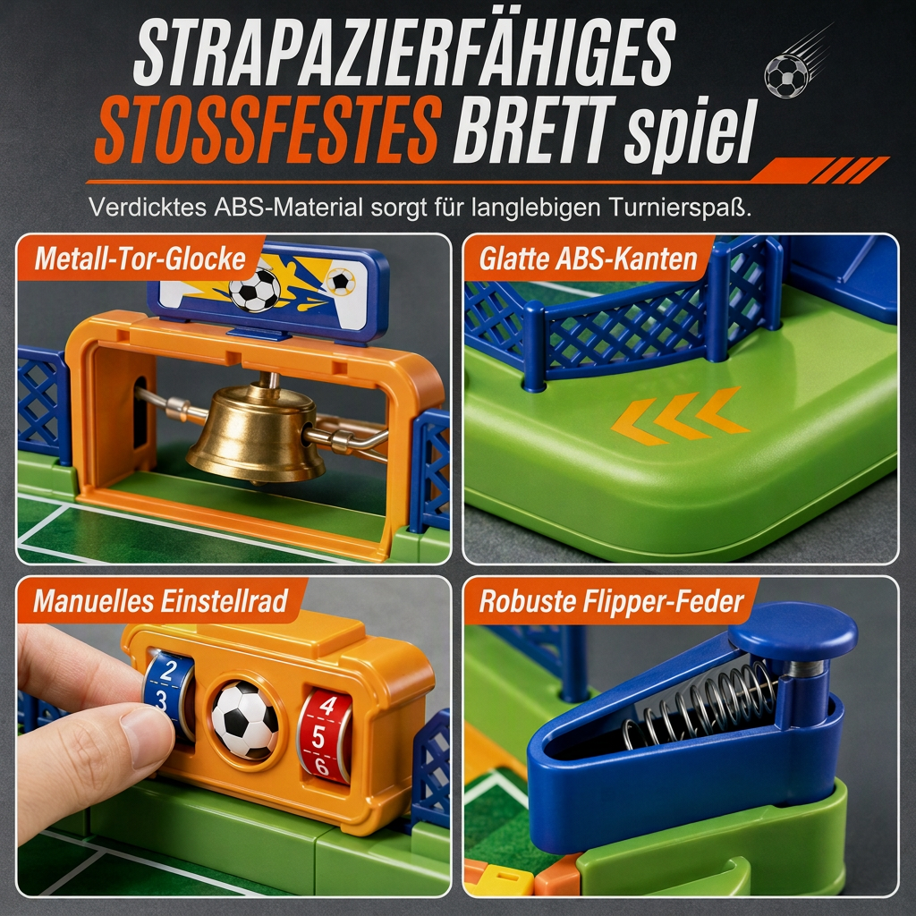 2-Spieler-Schlacht Tischfußball Spiel Interaktives Tischfußball-Brettspielzeug für Kinder