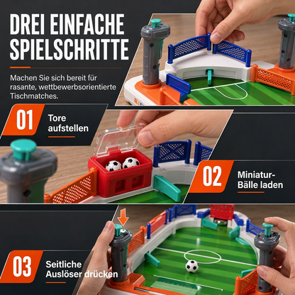2-Spieler-Schlacht Tischfußball Spiel Interaktives Tischfußball-Brettspielzeug für Kinder