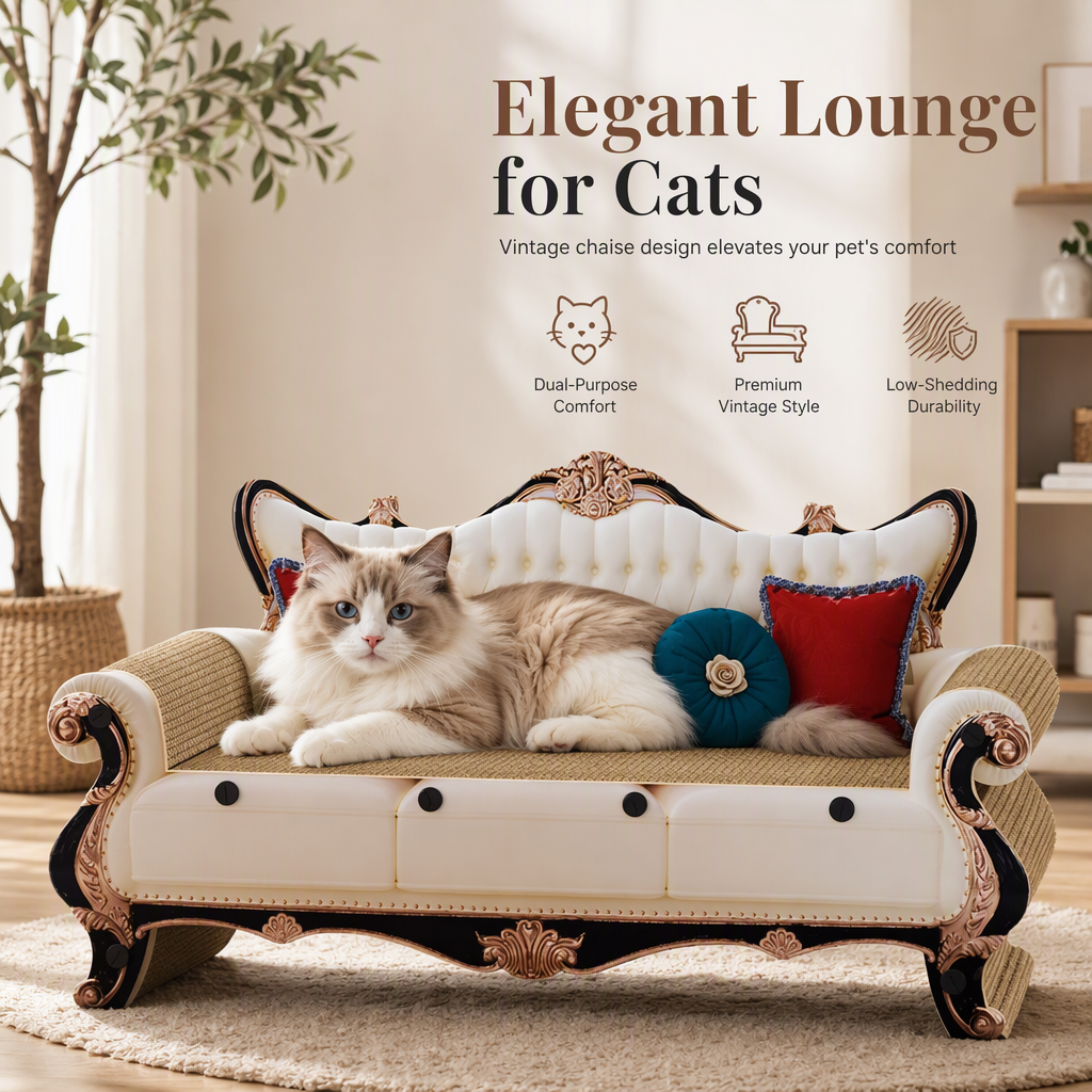📢📢50% RABATT!! ⏰Extra großes Katzen-Kratzsofa aus Wellpappe – Langlebiges 2-in-1 Katzennest & Kratzbrett