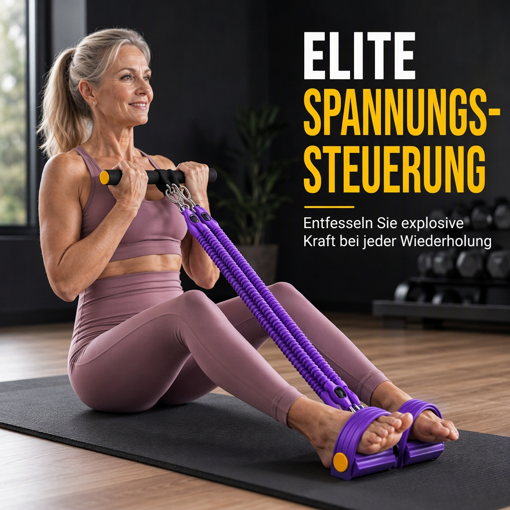 Multifunktionales Widerstandsband mit Fußschalter